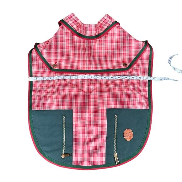 Gucci Tartan Plaid Dog Jacket Red Green White NWT Size L - Picture 7 of 9